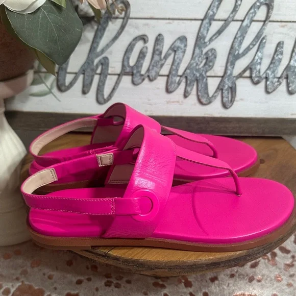 NWOT Cole Haan Pink  leather Women's Sandals - Picture 3 of 9